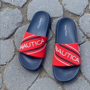 Kids Nautica flip flops